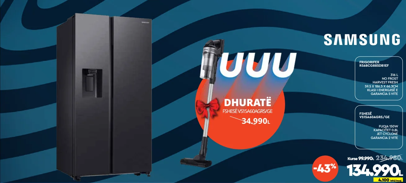 SET FRIGORIFER SAMSUNG FG1530+FSHESE SAMSUNG FS097