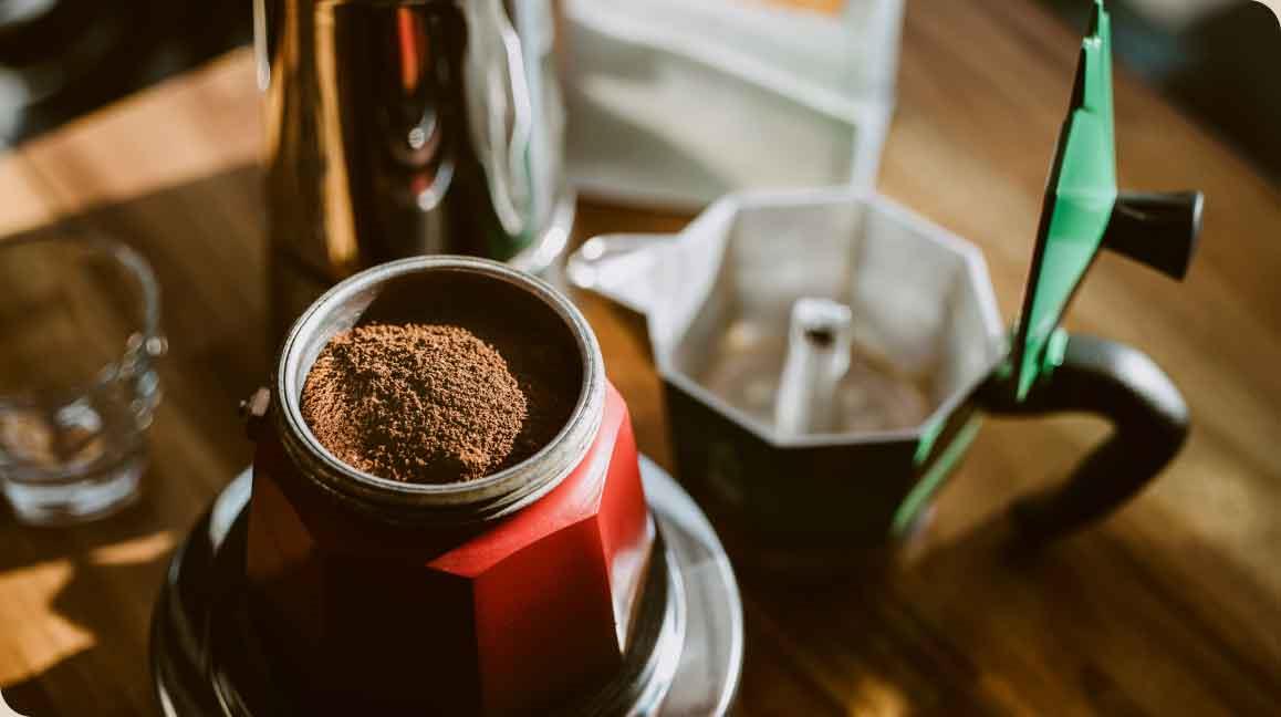 pressing moka