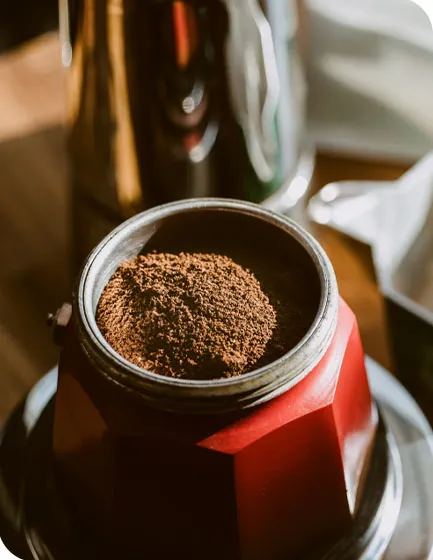 used coffee grounds