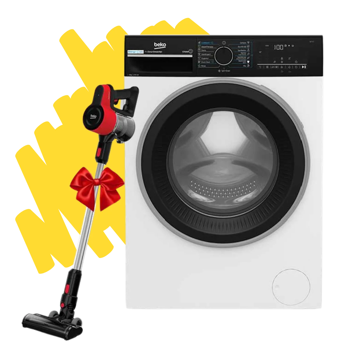 SET LAVATRICE BEKO B3WFU49215WPBB FSHESE 50121