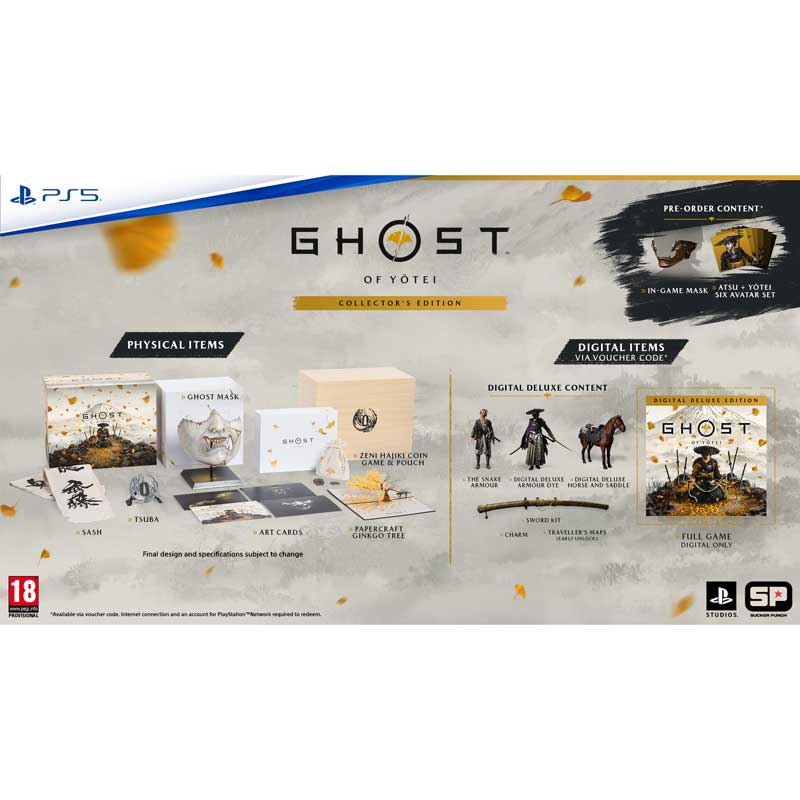 LOJE PS5 GHOST OF YOTEI COLLECTORS EDITION