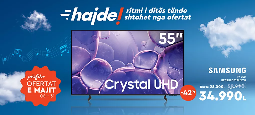 TV SAMSUNG LED UE55U8072FUXXH