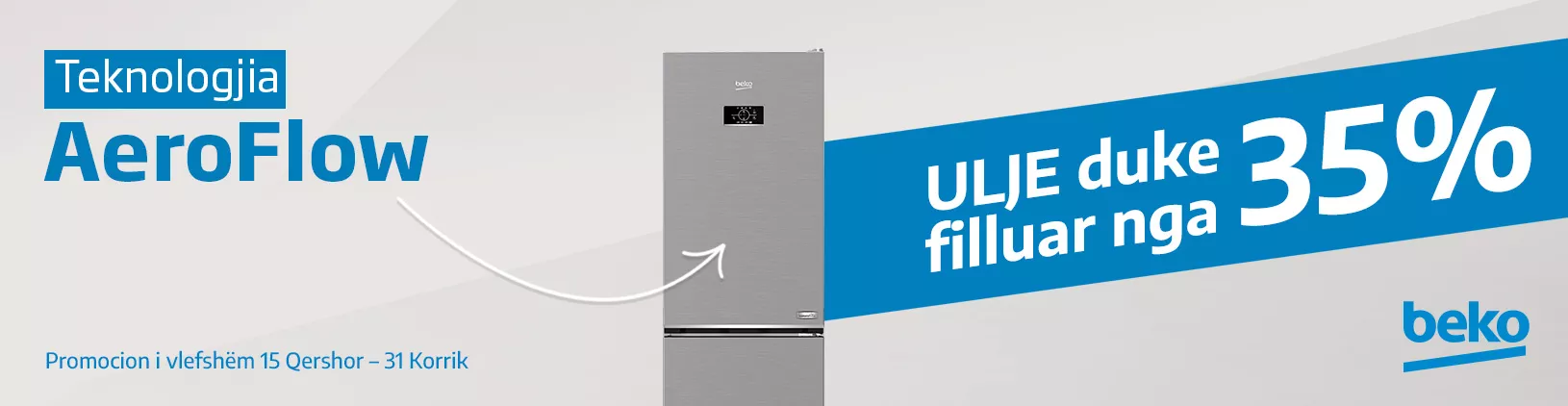 Frigorifer Beko duke filluar nga 35% ulje