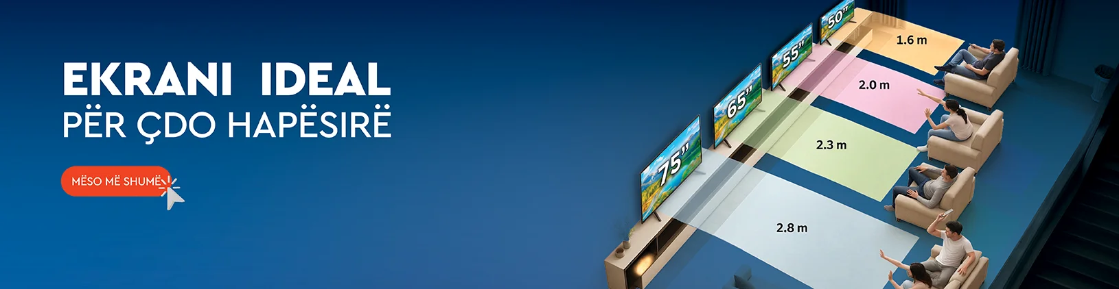Zgjidh TV sipas permasave