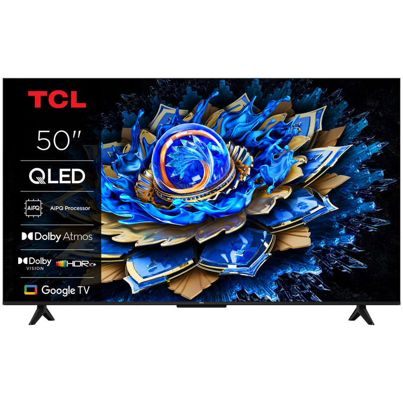 Televizor TCL QLED 50T69C, 50", 4K Ultra HD, Smart Google TV, i zi