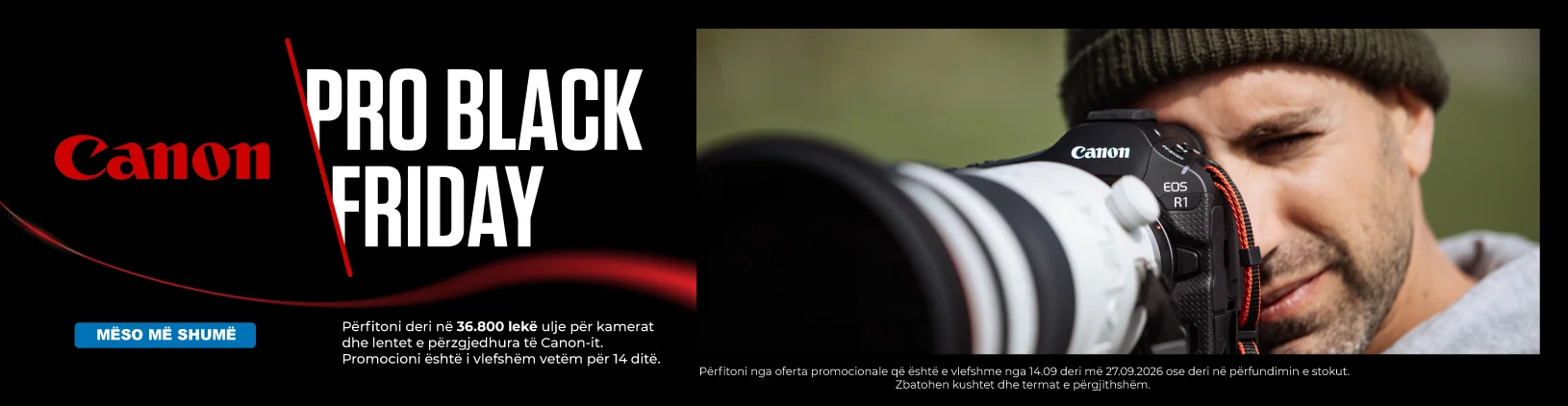 Canon pro Black Friay  promotion