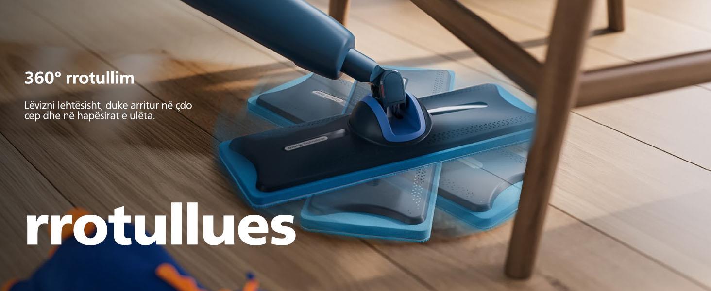 Philips OneUp чисти двапати подобро од рачен моп